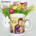 Pass FDA11oz ceramic sublimation mug for promotional and advertising